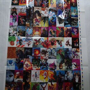 Bradley/Malibu Ultraverse FLAIR Trading Card Poster 28 x 40 Form #1 Job #941966